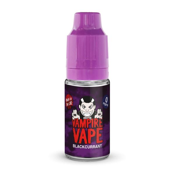 Blackcurrant By Vampire Vape 10ML E Liquid. All Strengths Of Nicotine Juice