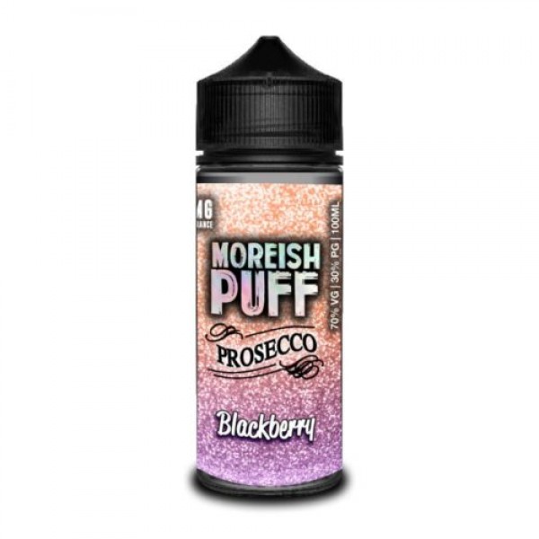 BLACKBERRY PROSECCO BY MOREISH PUFF 100ML SHORTFILL E LIQUID 70VG VAPE