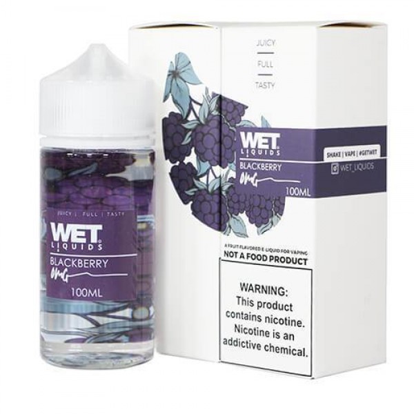 Blackberry by Wet Liquids 100ML E Liquid 70VG Vape 0MG Juice