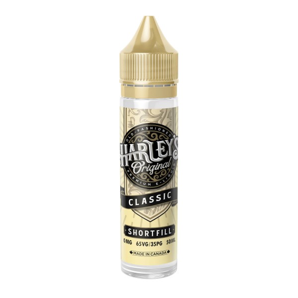 Classic By Harley's 50ML E Liquid 65VG Vape 0MG Juice Shortfill