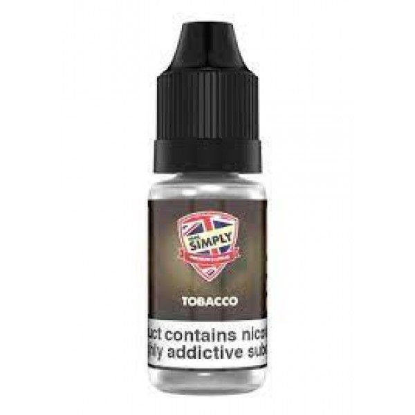 Totally Tobacco By Vape Simply 10ML E Liquid 50VG/50PG Vape Juice | All Strengths Available