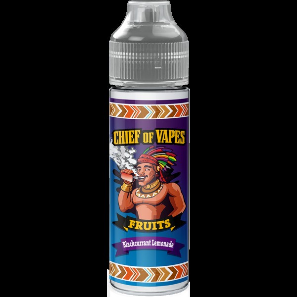 Chief Of Vapes Blackcurrant lemonade 50ml E Liquid Juice 70vg Vape Shortfill Subohm