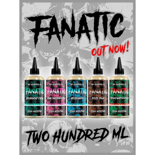 Cherry Watermelon By Fanatic 200ML E Liquid 70VG Vape 0MG Juice