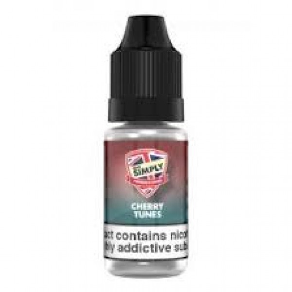 Cherry Tunes By Vape Simply 10ML E Liquid 50VG/50PG Vape Juice | All Strengths Available