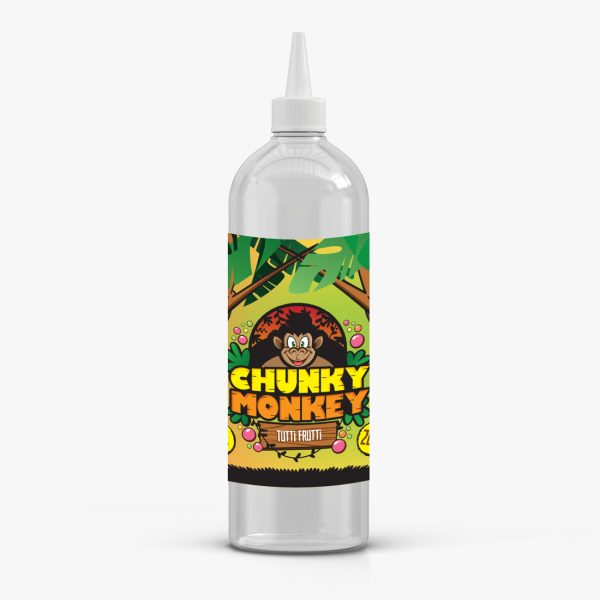 Tutti Frutti By Chunky Monkey (Kingston) 200ML E Liquid 60VG Vape 0MG Juice Short Fill