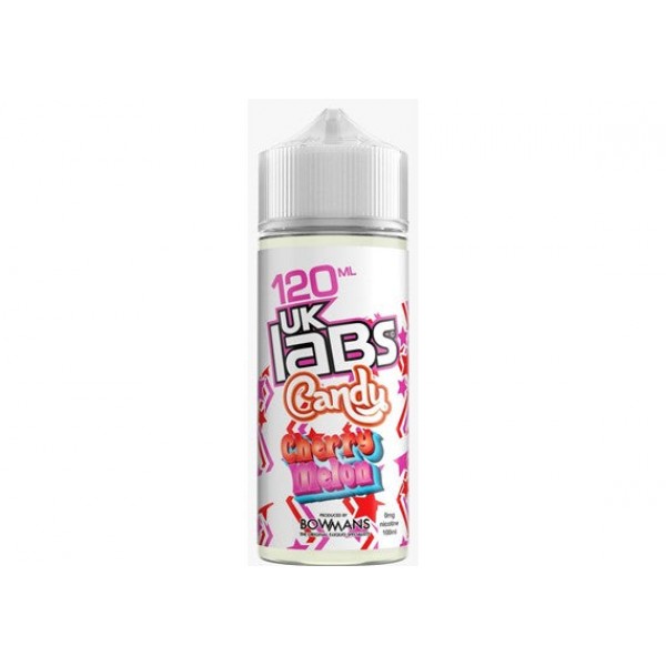 Cherry Melon - Candy by UK Labs, 100ML E Liquid, 70VG Vape, 0MG Juice, Shortfill