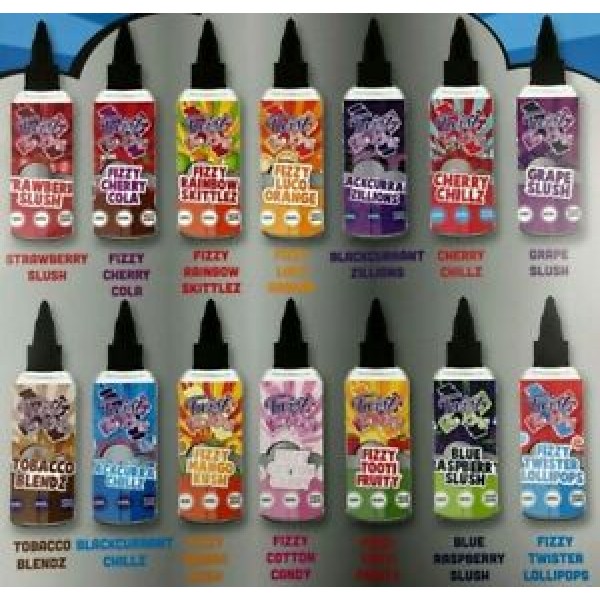 TWIST THE KING CHERRY CHILLZ Shortfill 80ML E Liquid Juice 60VG Vape