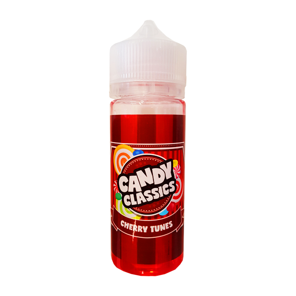 Candy Classics Cherry Tunes Drops 100ml E Liquid Juice 50vg Vape sub ohm Shortfill