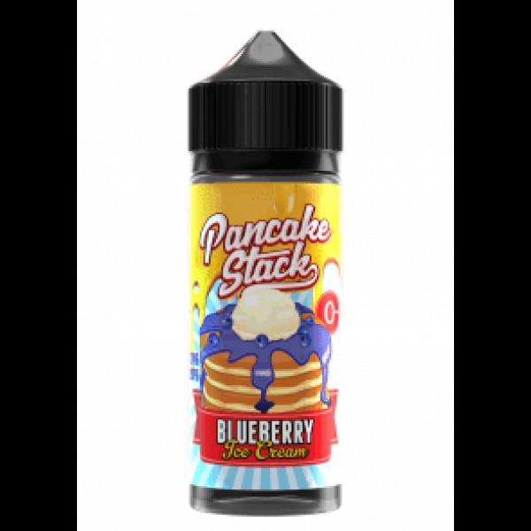 Blueberry Ice Cream By Pancake Stack 100ML E Liquid 70VG Vape 0MG Juice