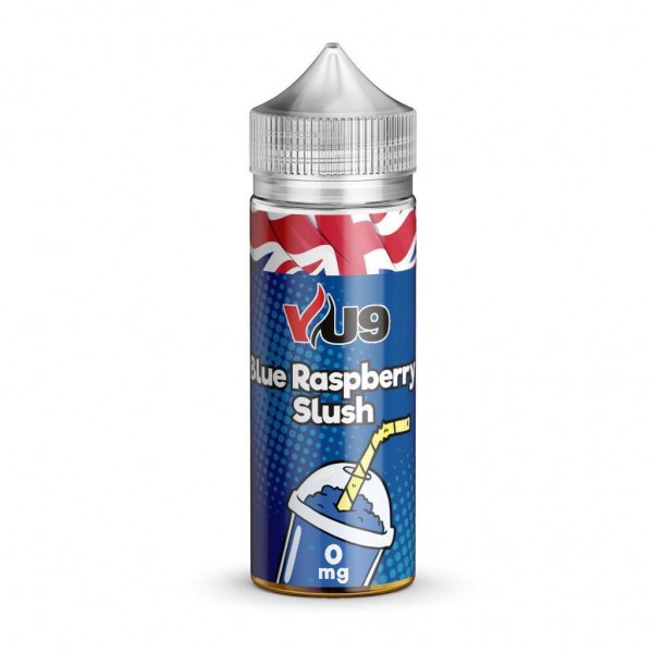 Blue Raspberry Slush By VU9 100ML E Liquid 70VG Vape 0MG Juice