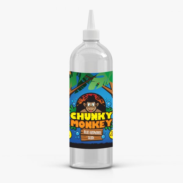 Blue Raspberry Slush By Chunky Monkey (Kingston) 200ML E Liquid 60VG Vape 0MG Juice Short Fill