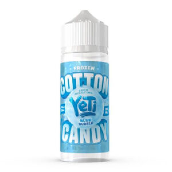 Blue Bubble - Frozen Cotton Candy By Yeti 100ML E Liquid 70VG Vape 0MG Juice