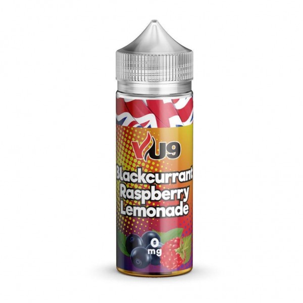 Blackcurrant Raspberry Lemonade By VU9 100ML E Liquid 70VG Vape 0MG Juice