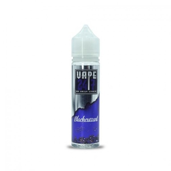 Blackcurrant By Vape 247, 50ML E Liquid 70VG Vape 0MG Juice