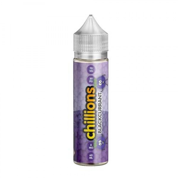 Blackcurrant by Chillions 50ML E Liquid 70VG 30PG Vape 0MG Juice