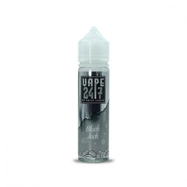 Black Jack By Vape 247, 50ML E Liquid 70VG Vape 0MG Juice