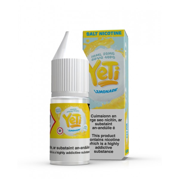 Lemonade By Yeti Nic Salt 10ML E Liquid 10MG/20MG Vape 60VG Vape Multibuy