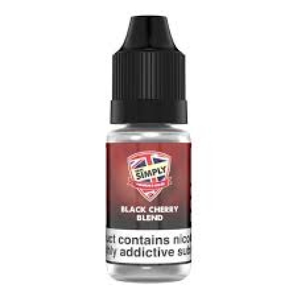 Black Cherry Blend By Vape Simply 10ML E Liquid 50VG/50PG Vape Juice | All Strengths Available