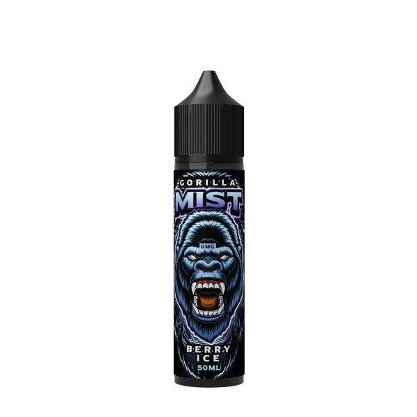 Berry Ice By Gorilla Mist 50ML E Liquid 50VG Vape 0MG Juice Short Fill
