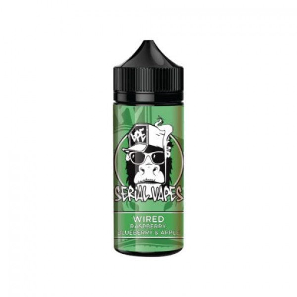 Wired by Serial Vapes, 100ML E Liquid, 70VG Vape, 0MG Juice