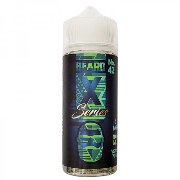 Beard Vape Co X Series No.42 100ML E Liquid 70VG Vape 0MG Juice