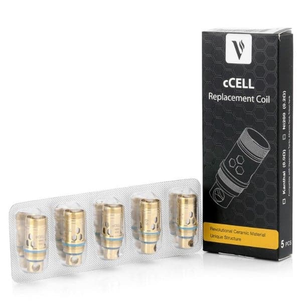 VAPORESSO CCELL NI200 REPLACEMENT COILS – 0.2 OHM (5 PACK)