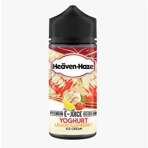 Yoghurt Lemon Raspberry Ice Cream By Heaven Haze 100ML E Liquid 70VG Vape 0MG Juice