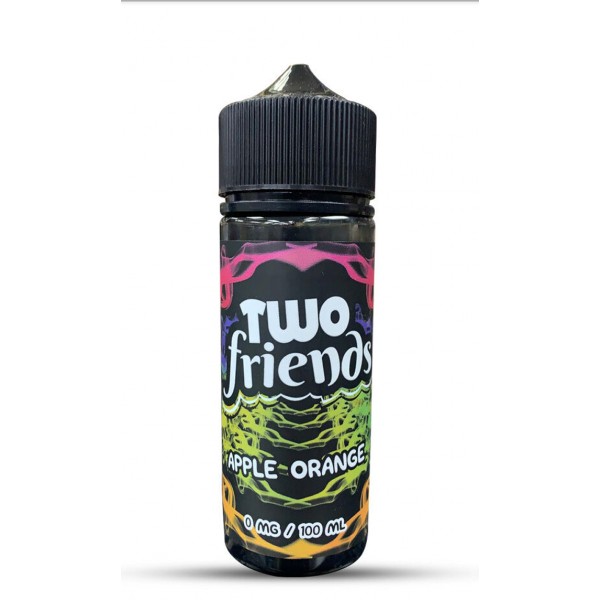 Apple Orange By Two Friends 100ML E Liquid 70VG Vape 0MG Juice