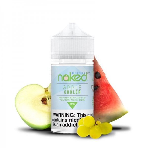 Apple Cooler by Naked 100, 50ML E Liquid, 70VG Juice, 0MG Vape