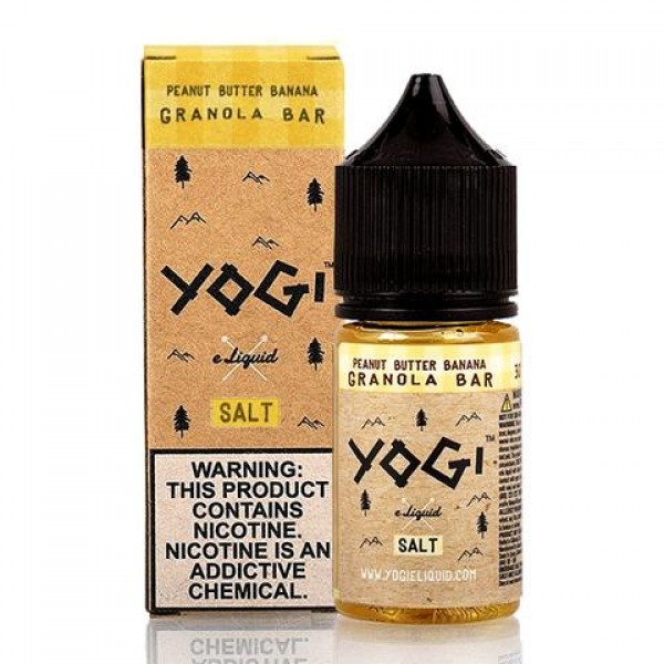 Peanut Butter Banana Granola Bar By Yogi Salt 10ML E Liquid 50VG Vape 10MG/20MG Juice