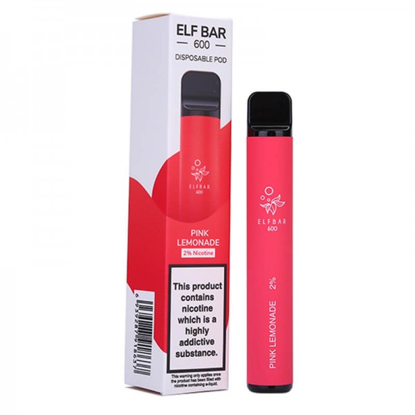 Pink Lemonade by Elf Bar 600 Puff Disposable Pods